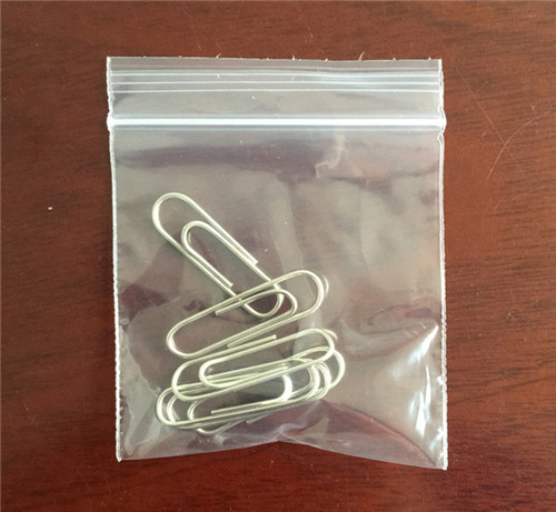 Transparent Small Items Storage Plastic Bag for Paper Clip W98